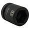 Dynamic 1" Drive Standard Socket, Black Phosphate, Tools 35MM X 1" Drive, 6 Point Standard Length D025035 - alternate 8